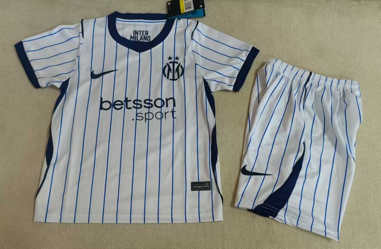 26 27 Inter Milan away kid kits 26 27 国米 客场 儿童套装