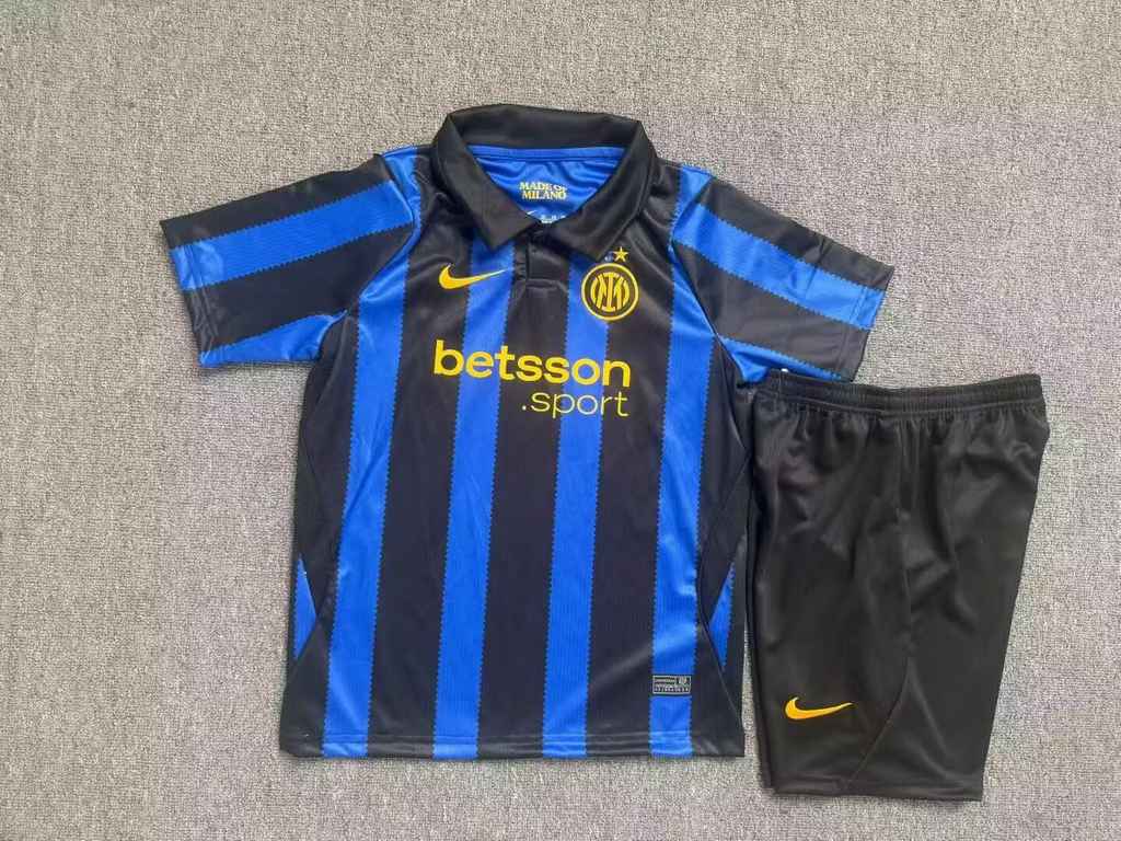 26 27 Inter Milan home kid kits 26 27 国米 主场 儿童套装
