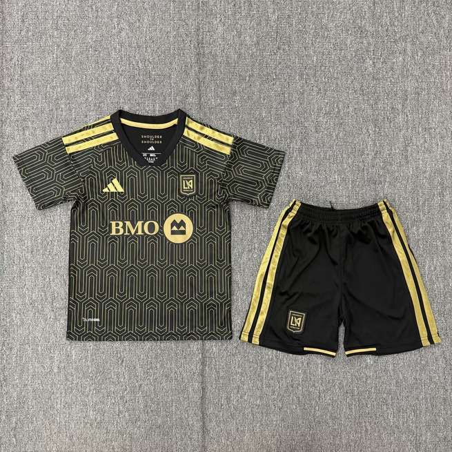 26 27 Los Angeles FC Home Kids Kit 26 27 洛杉矶FC 主场 孩子套件