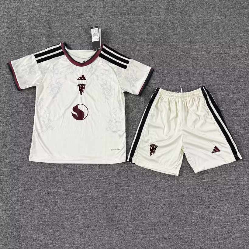 26 27 Man United third away children's kit 26 27 曼联 二客 孩子套件_249023769