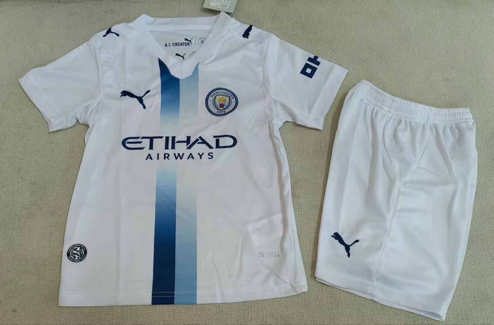 26 27 Man city away kid kits 26 27 曼城 客场 儿童套装