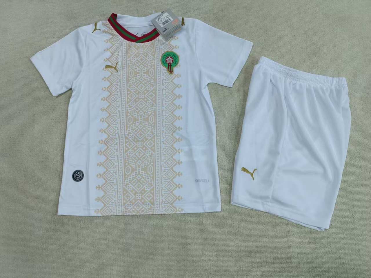 26 27 Morocco Away Kit Kids 26 27 摩洛哥 客场 孩子套件