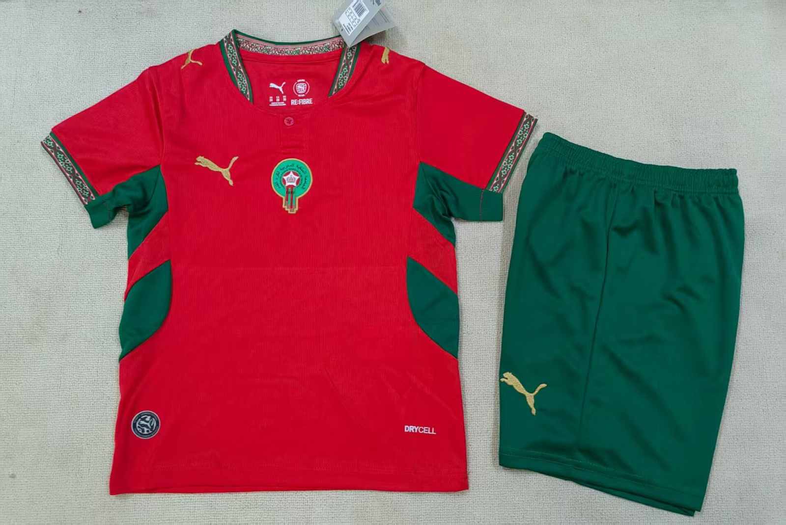 26 27 Morocco home kid kits 26 27 摩洛哥 主场 儿童套装