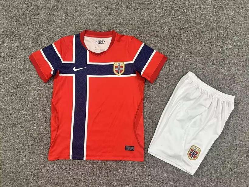 26 27 Norway away kid kits 26 27 挪威 主场 儿童套装