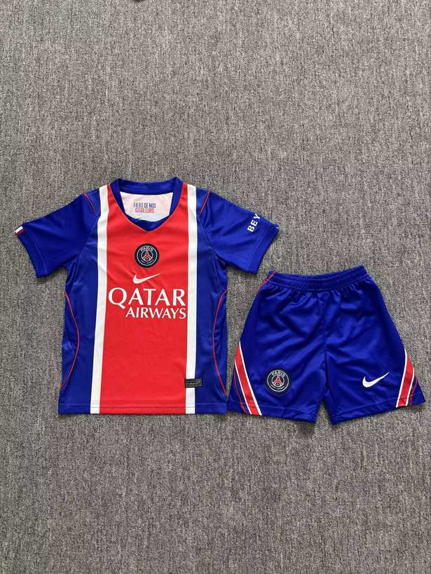 26 27 PSG Paris home kid kits 26 27 巴黎 主场 孩子套件
