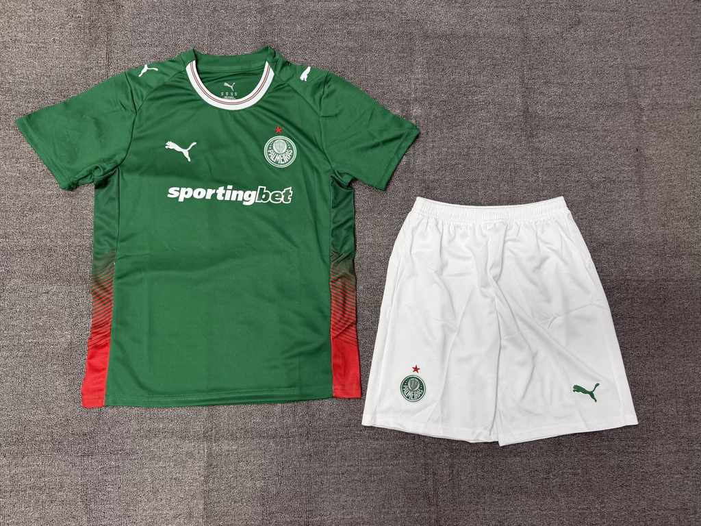 26 27 Palmeiras Home Kids Kit 26 27 帕尔梅拉斯 主场 孩子套装