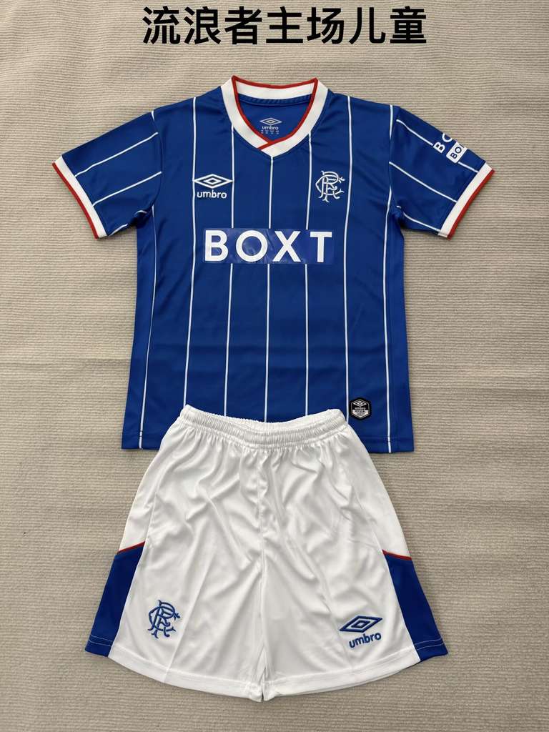 26 27 Rangers home kid kits 26 27 流浪者 主场 儿童套装
