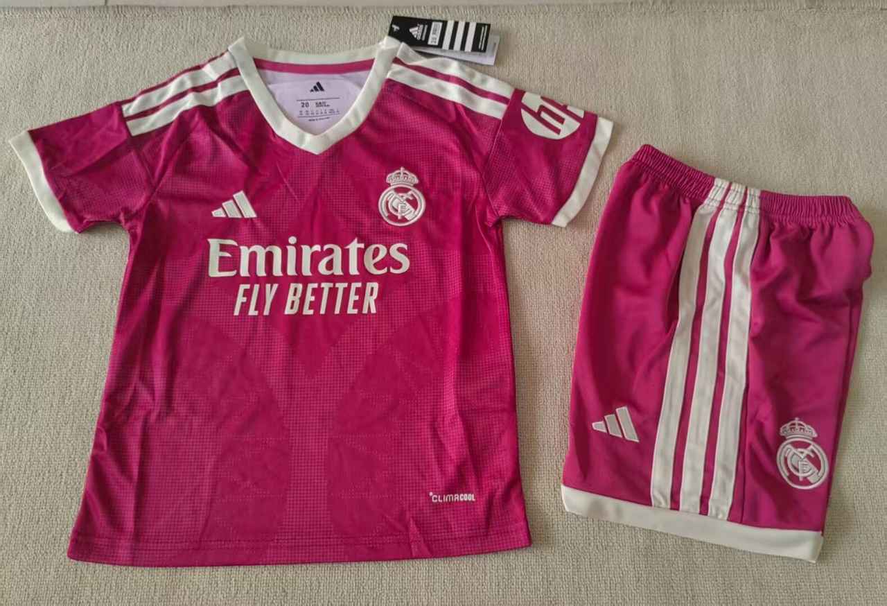 26 27 Real Madrid third away kid kits 26 27 皇马 二客 儿童套装