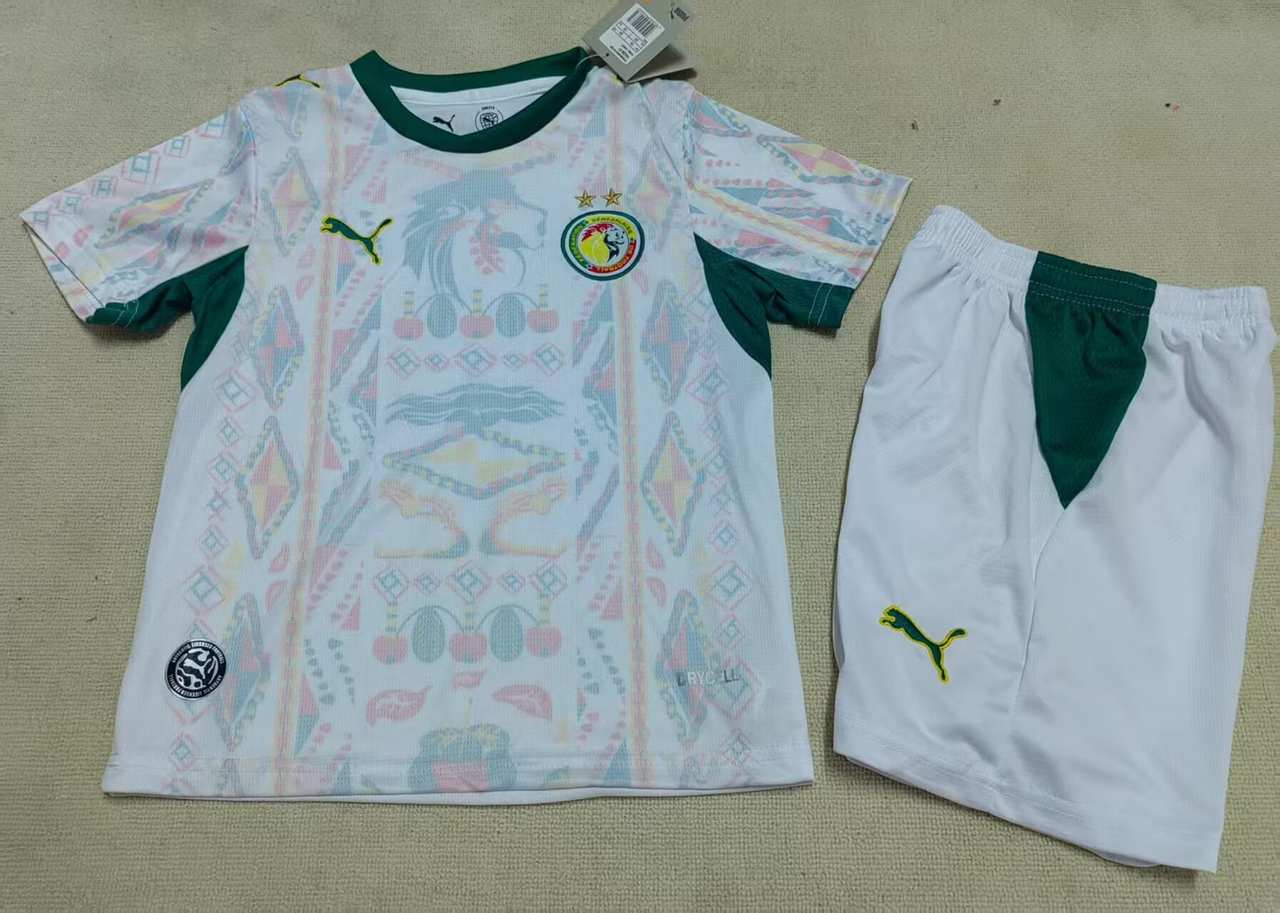 26 27 Senegal home kid kits 26 27 塞内加尔 主场 儿童套装