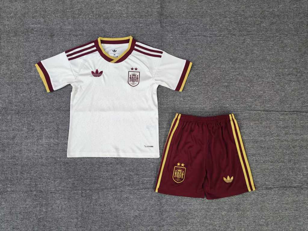 26 27 Spain away kid kits 26 27 西班牙 客场 两星 儿童套装