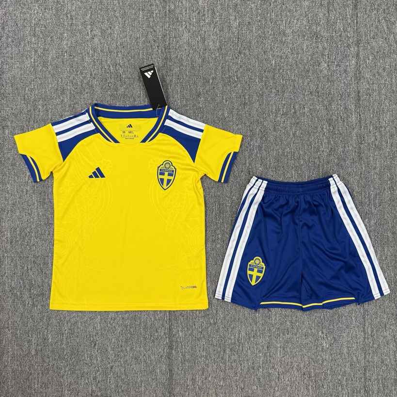 26 27 Sweden Home Children's Set 26 27 瑞典 主场 孩子套装