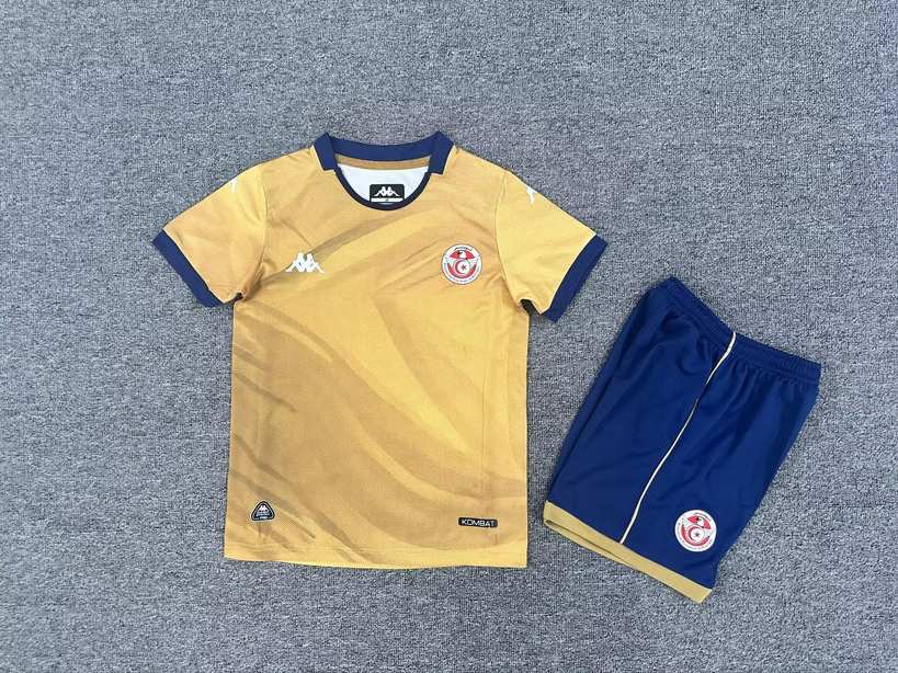 26 27 Tunisia third away kid kits 25 26 突尼斯 二客 孩子套件