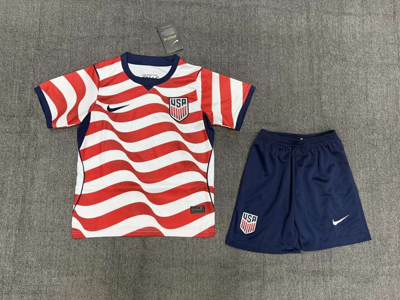26 27 USA America Home Children's Kit 26 27 美国 主场 孩子套件