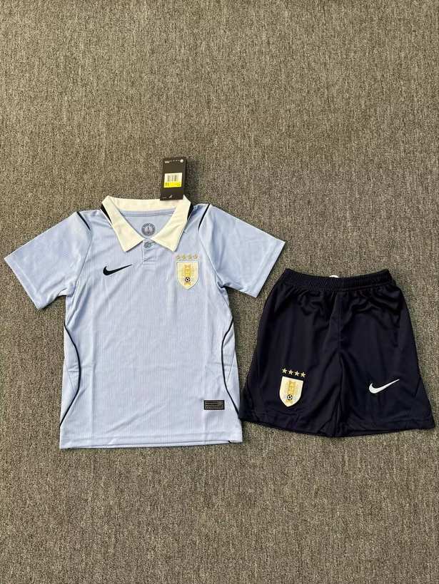 26 27 Uruguay home kid kits 26 27 乌拉圭 主场 孩子套件