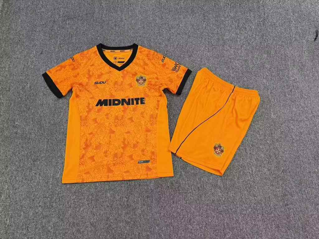 26 27 Wolverhampton Wanderers Home Kids' Kit 26 27 狼队 主场 孩子套件