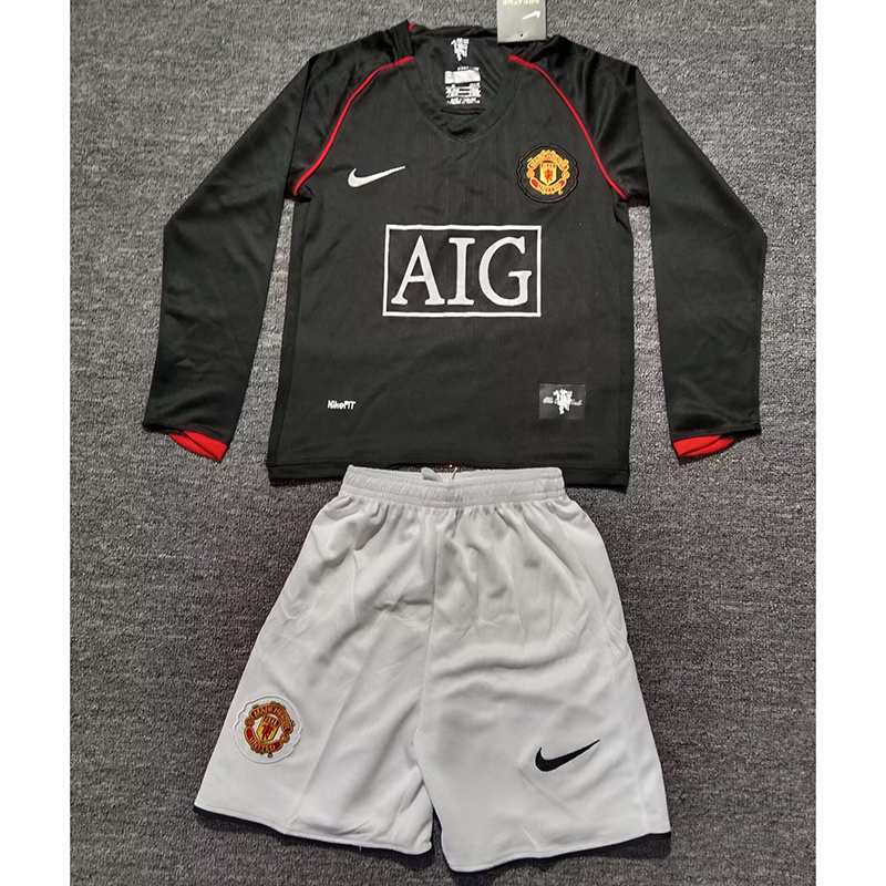 07-08 MNU away retro long sleeve kid kit
