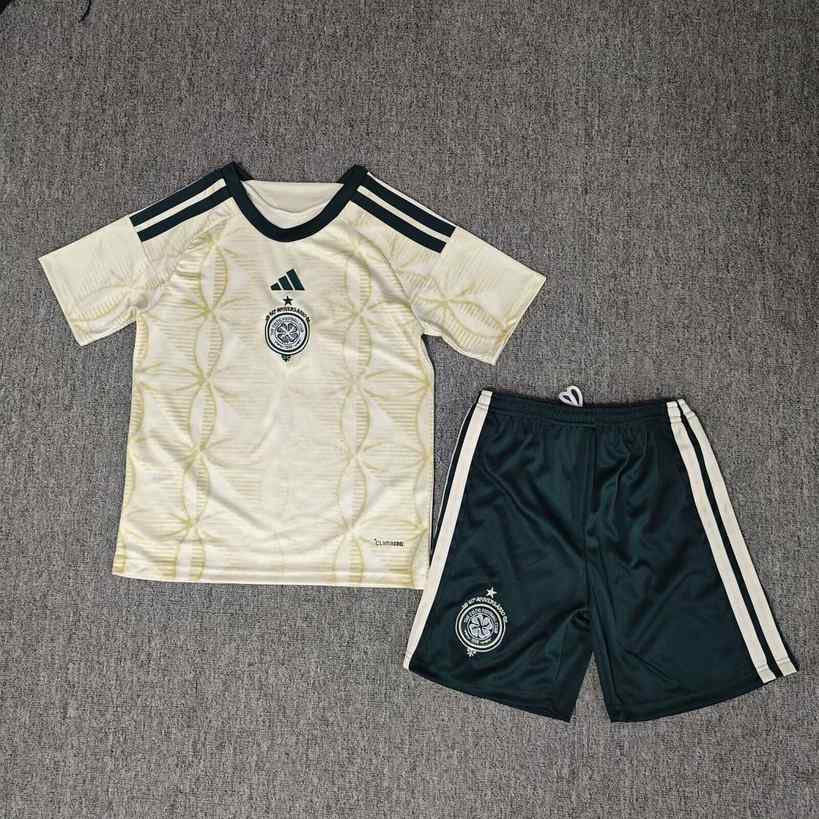 2026/27 Celtic Third Away Kids Kit Soccer Jersey Size 16-28