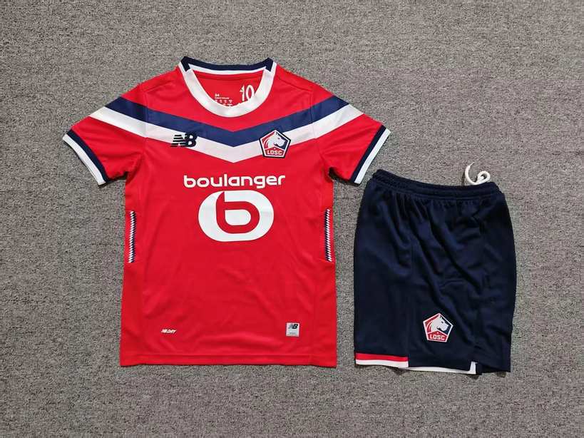 2026/27 Lille OSC Home Kids Kit Size 16-28