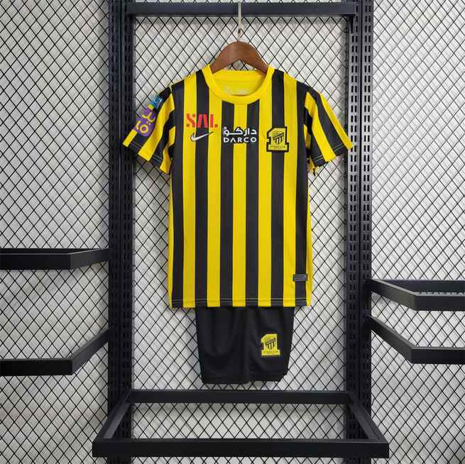 23-24 Ittihad home kids kit