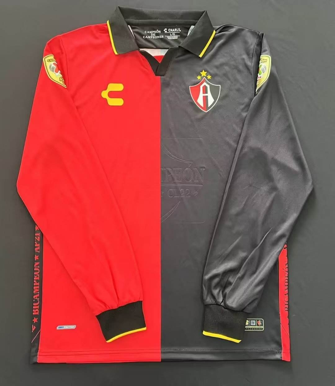 22-23 Atlas Red and black special long sleeves