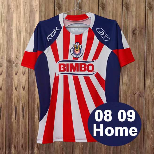 Maillot de football Chivas — 2008/09 · Domicile · Rétro · tailles S–2XL