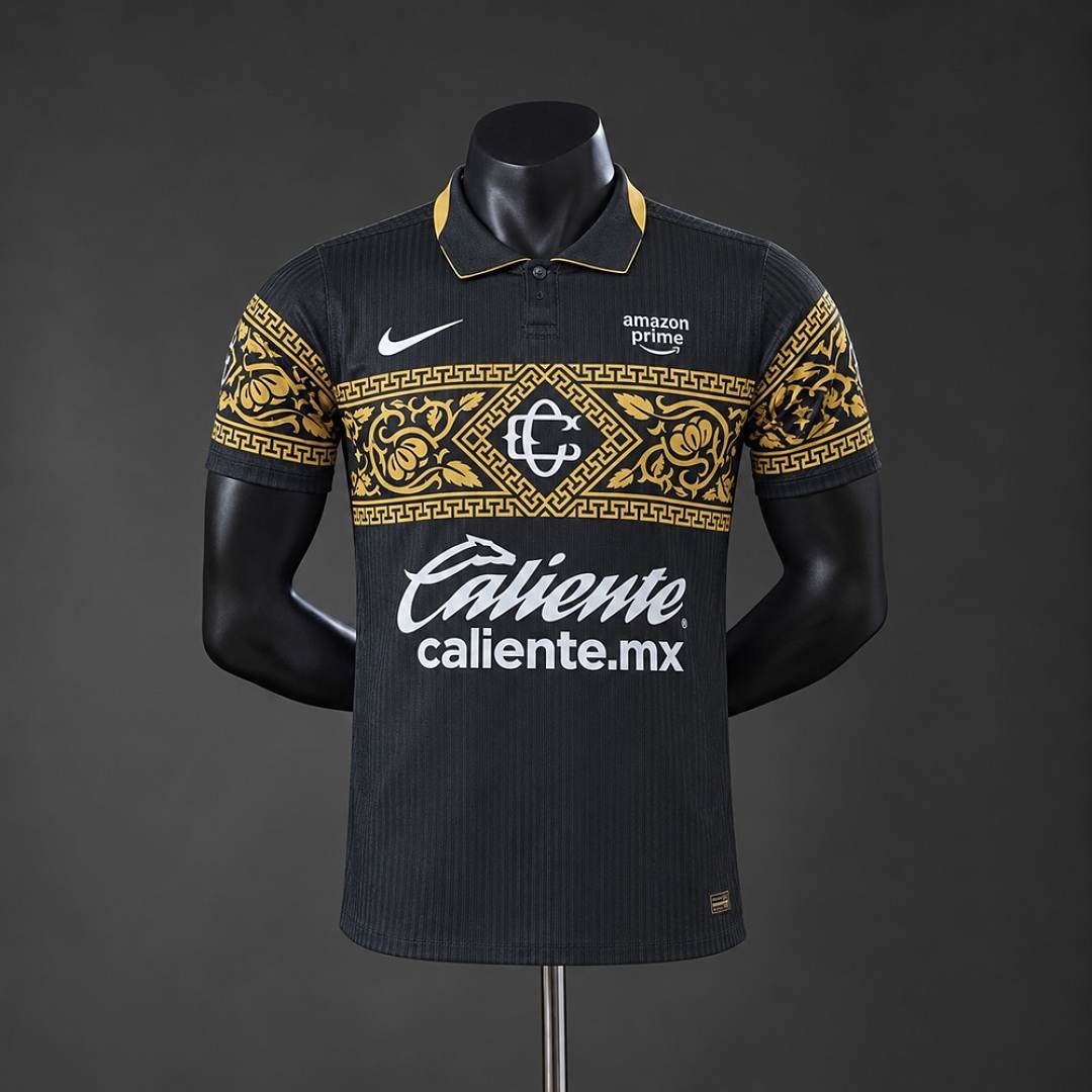 Maillot de football Chivas de Guadalajara noir — 2026/27 · Troisième maillot · Version joueur · tailles S–XXL