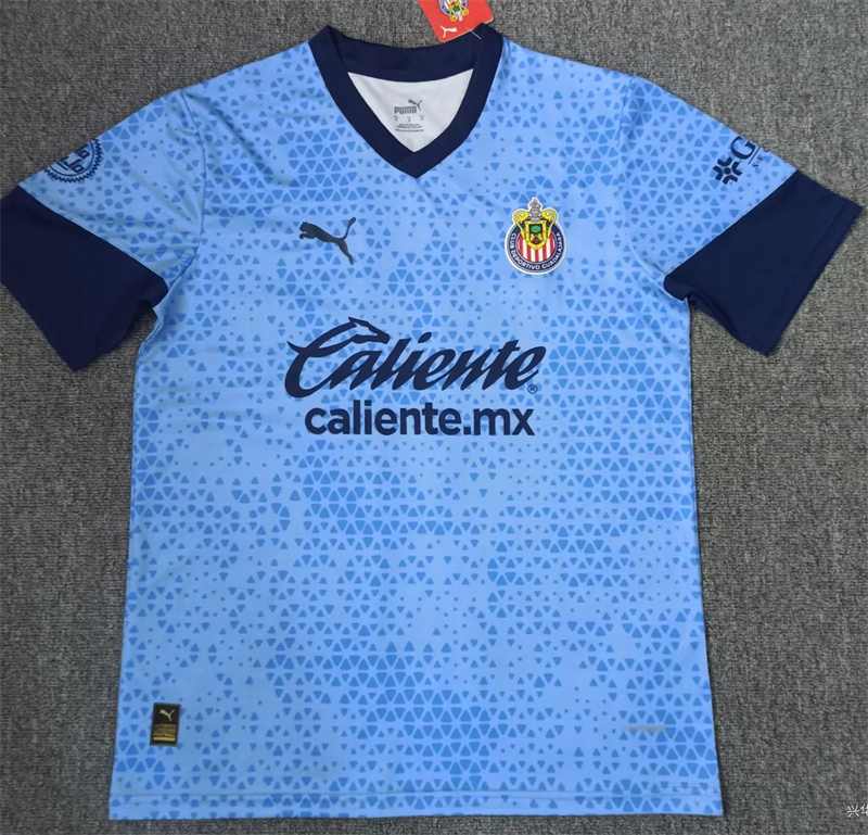 Maillot de football 23-24 Chivas bleu entraînement