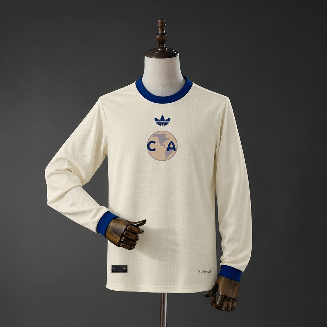 2026/27 Club America 110th Anniversary Cream Long Sleeve Soccer Jersey S-4XL