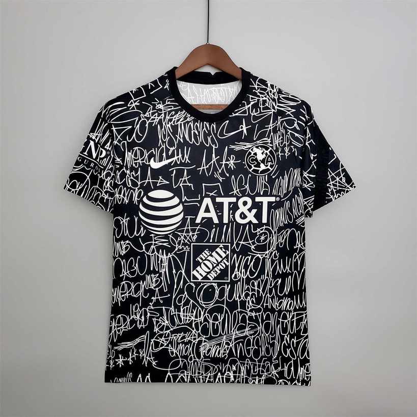 21-22 Club America Team training uniform black