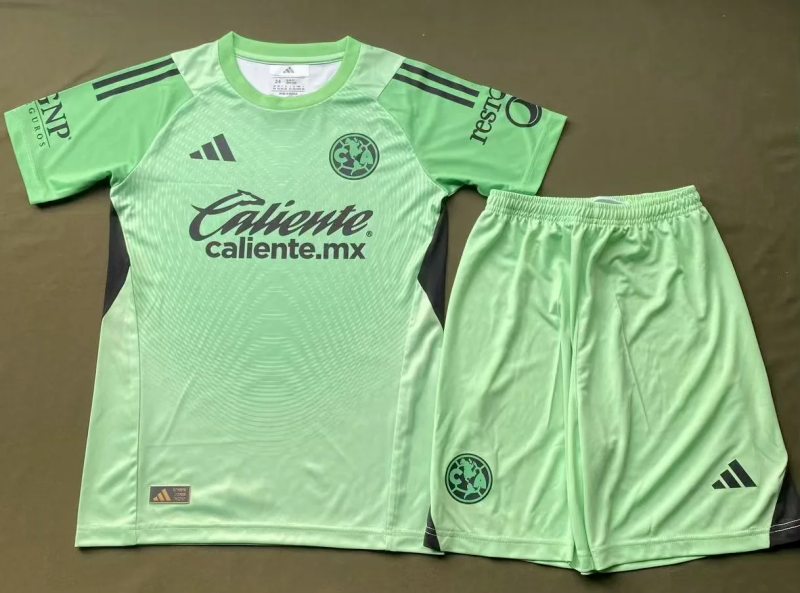 Ensemble de football enfant 25-26 America vert gardien