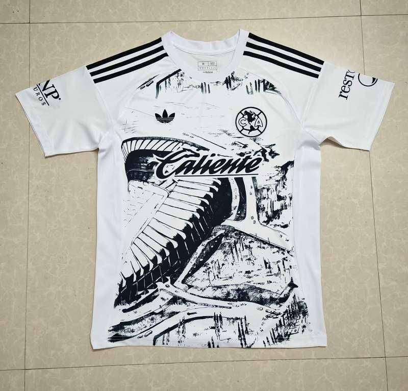 25-26 America black and white special jersey