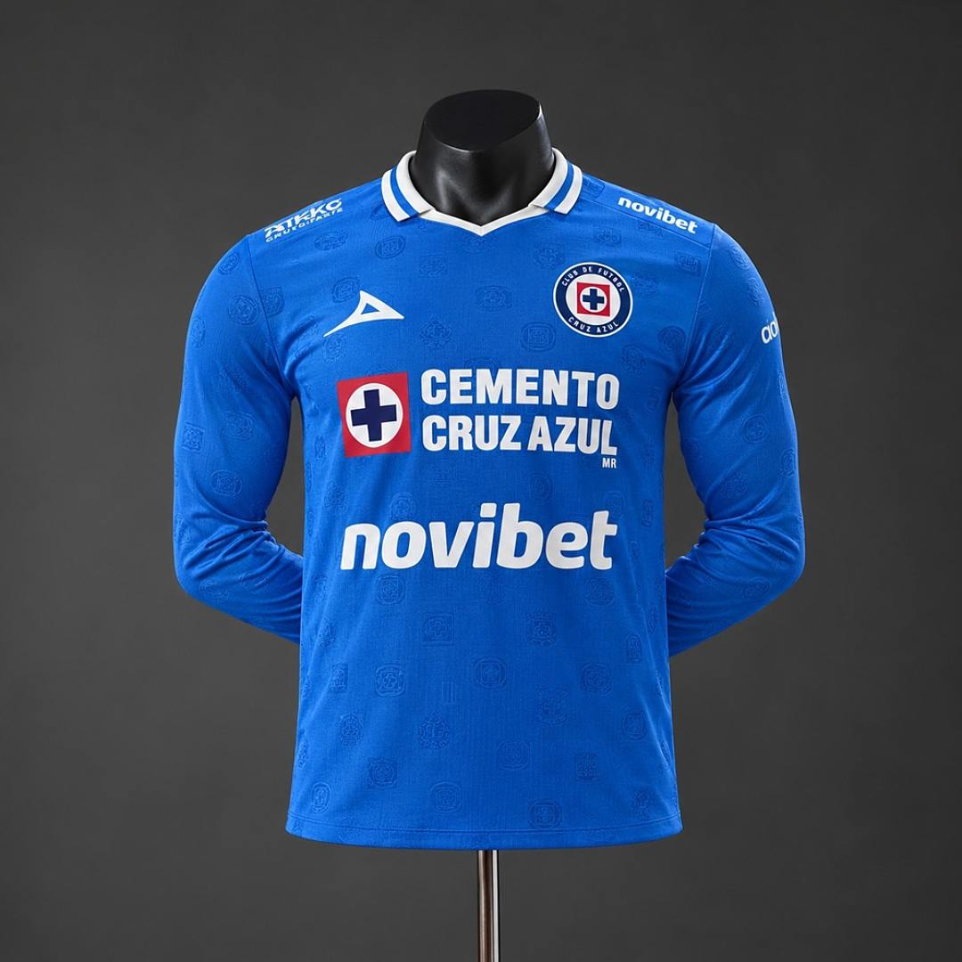 2026/27 Cruz Azul Home Long Sleeve Player Version Soccer Jersey S-2XL