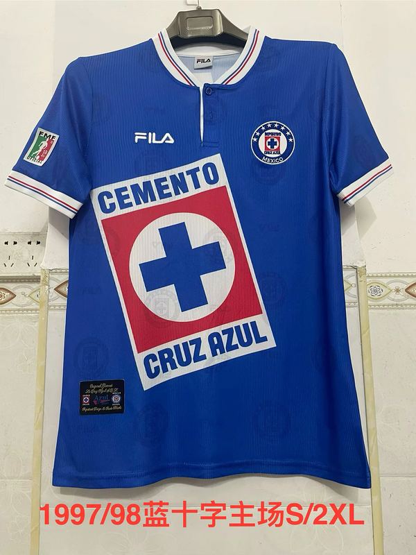 Maillot de football 99-00 Cruz Azul — Domicile · Rétro · tailles S–2XL