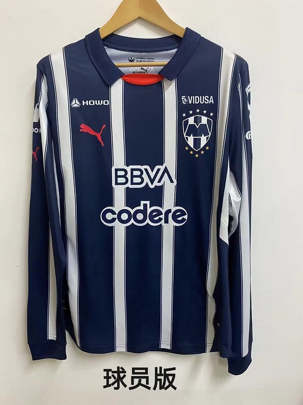 24-25 Monterrey home long sleeve player version S-XXL