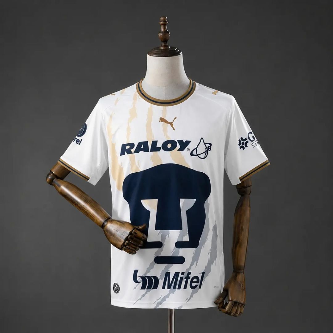 Maillot de football Pumas UNAM — 2026/27 · Domicile · tailles S–4XL