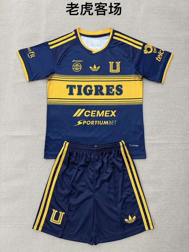 2026/27 Tigres de la UANL Away Kids Kit Soccer Jersey 16-28