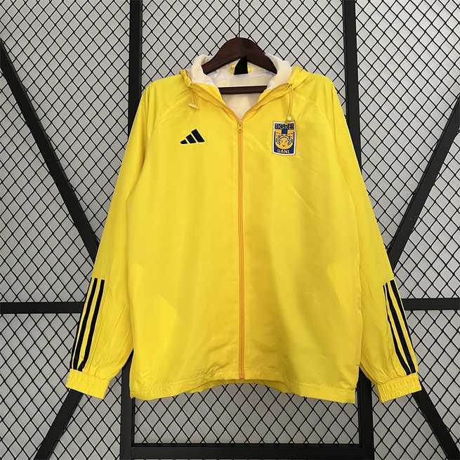 23-24 Tiger yellow windbreaker