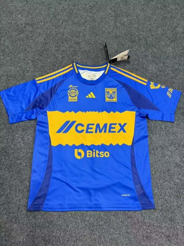 24-25 Tigres away blue jersey