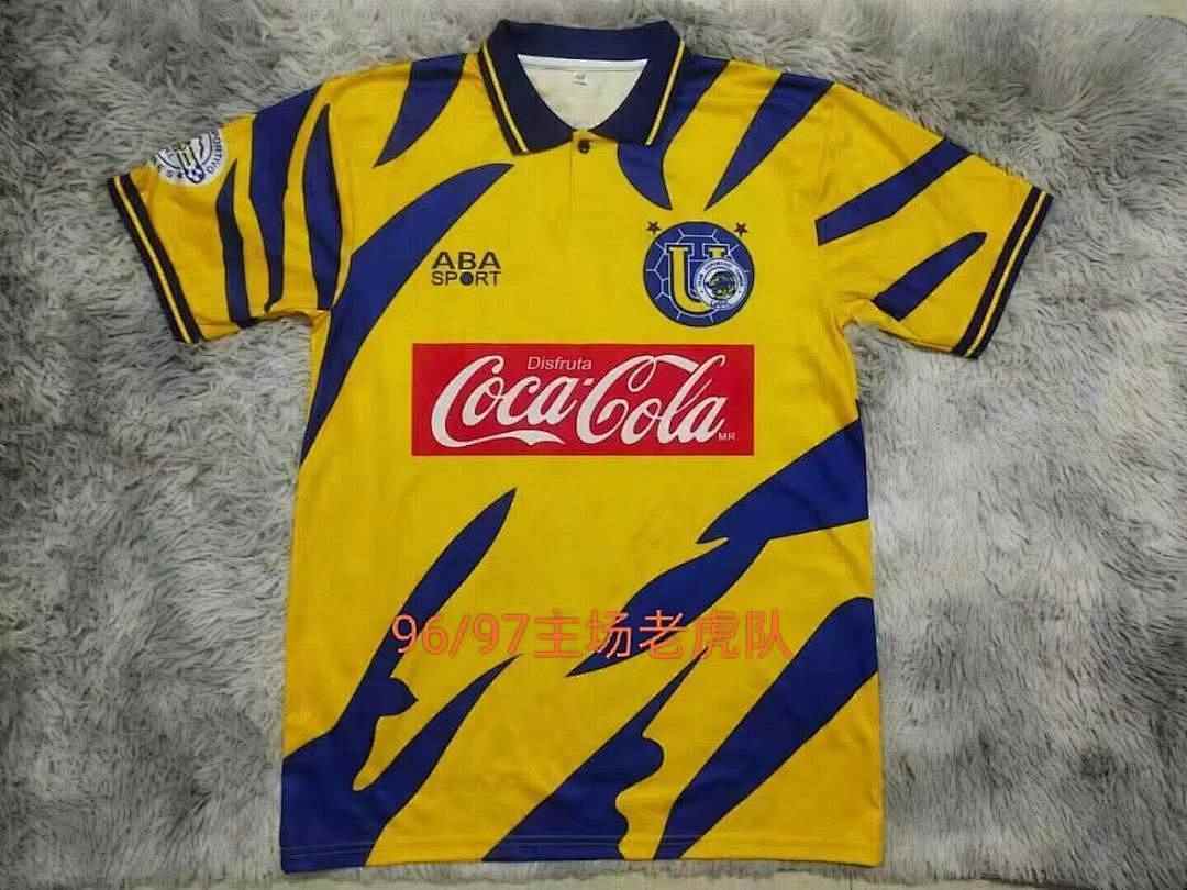 Maillot de football Tigres de la UANL — 1996/97 · Domicile · Rétro