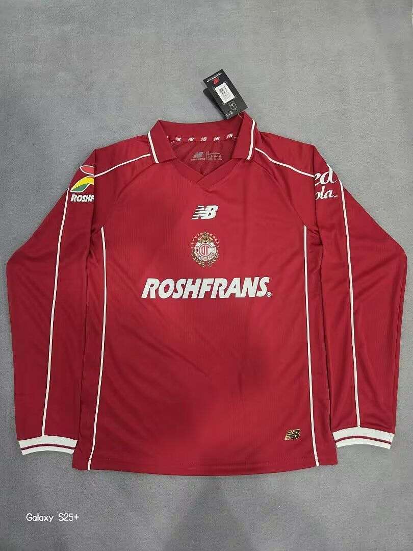2026/27 Toluca Home Long Sleeve Soccer Jersey S-4XL