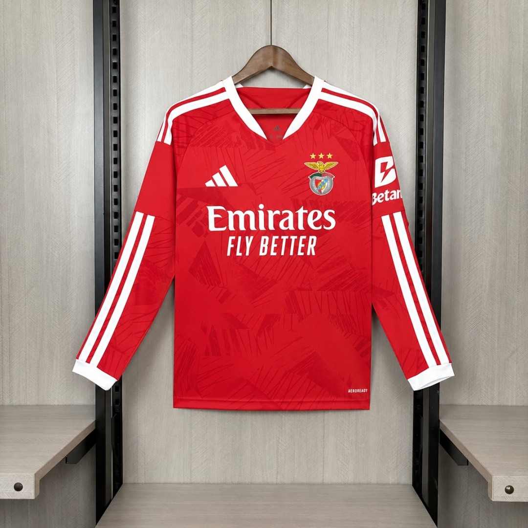 Maillot de football Benfica — 2026/27 · Domicile · Manches longues · tailles S–2XL