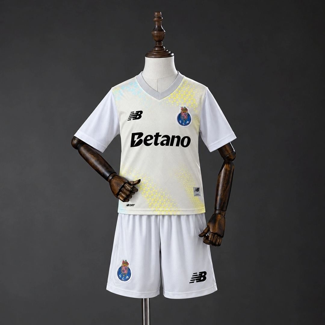 2026/27 FC Porto White Goalkeeper Kids Kit Soccer Jersey 16-28