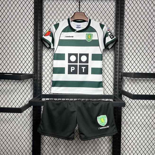 01-03 Sporting Lisbon home retro kid kit