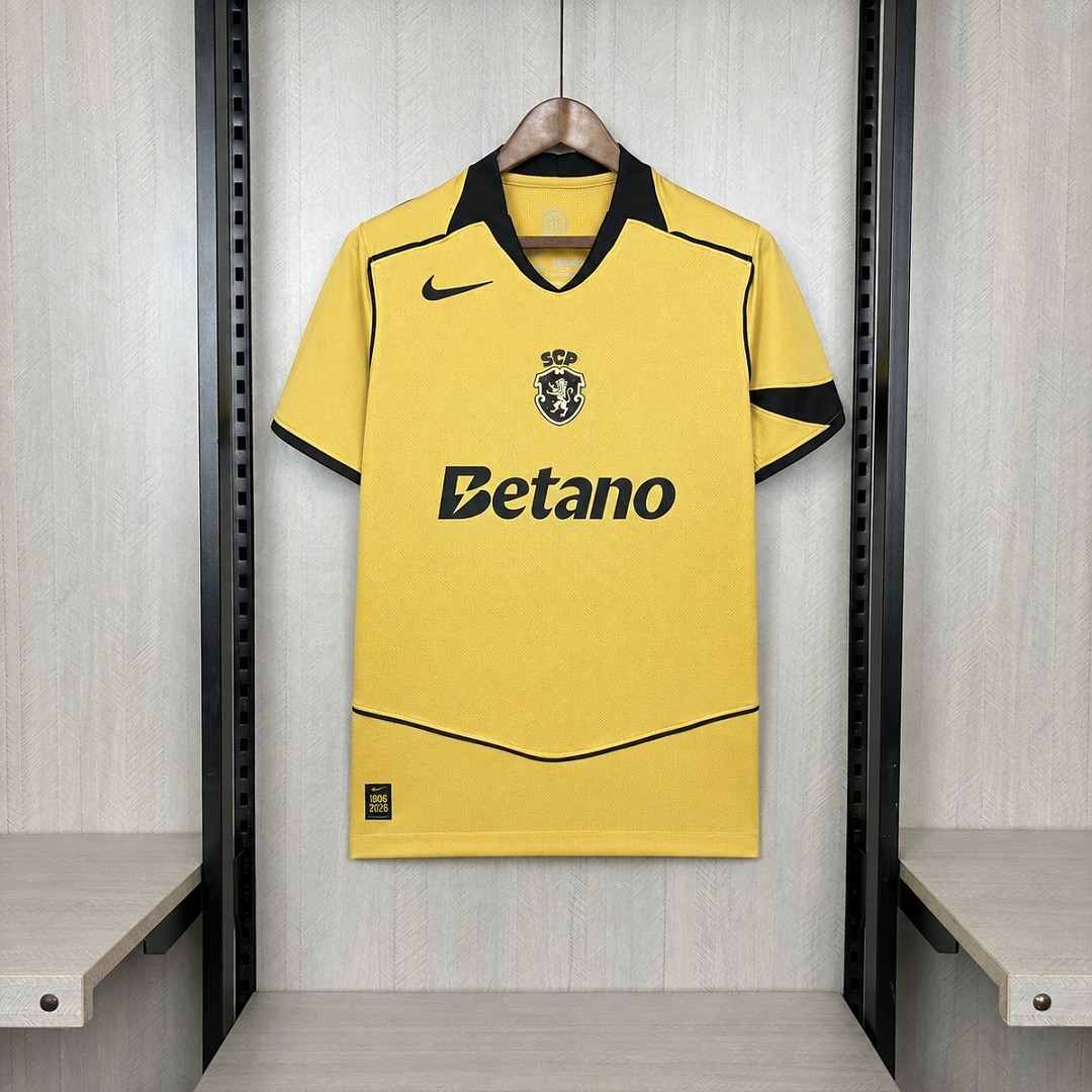 2026/27 Sporting Lisbon Third Away Gold Soccer Jersey S-4XL