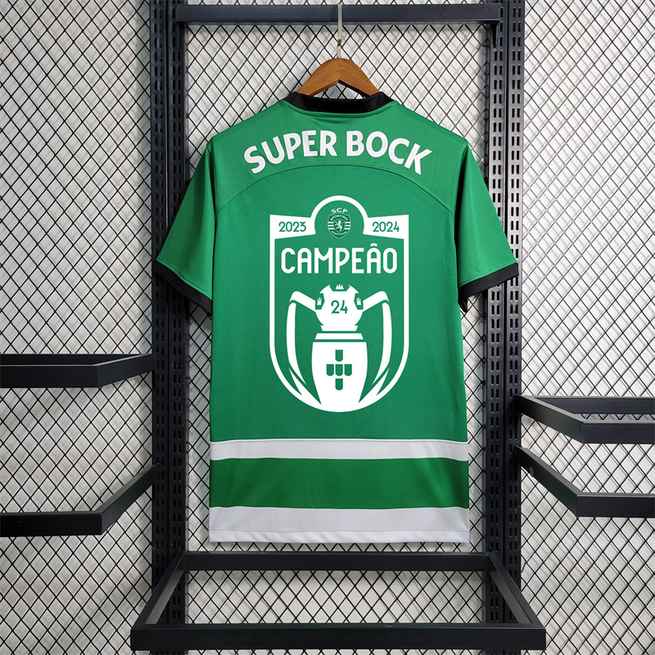 23-24 Lisbon Sporting championship shirt