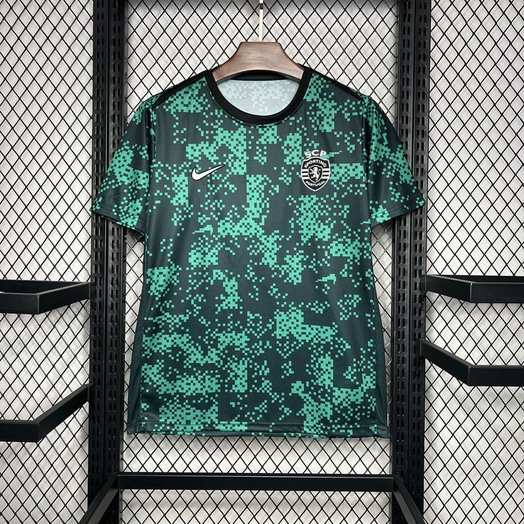 Maillot de football 24-25 Sporting Lisbon avant-match S-XXXL