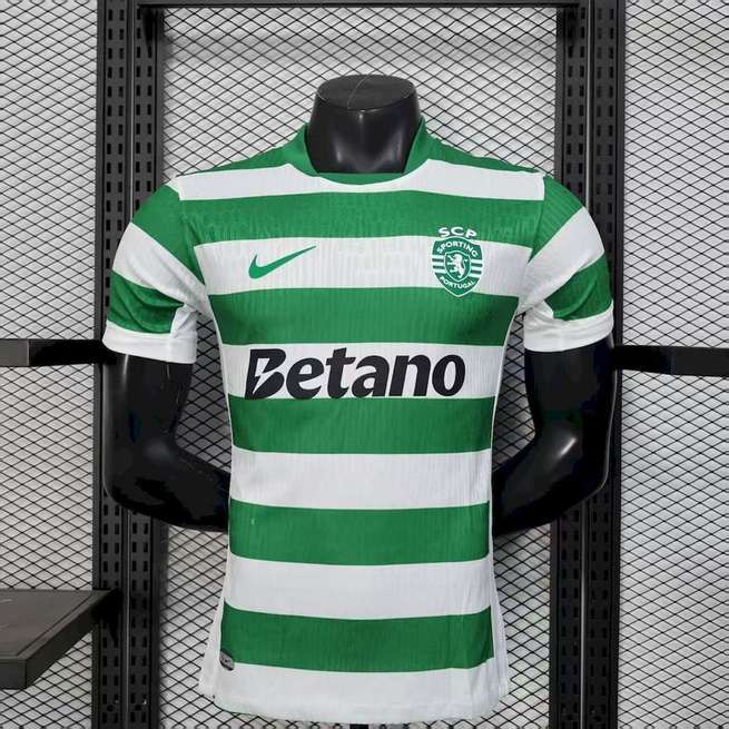 Maillot de football 25-26 Sporting Lisbon — Domicile · Version joueur