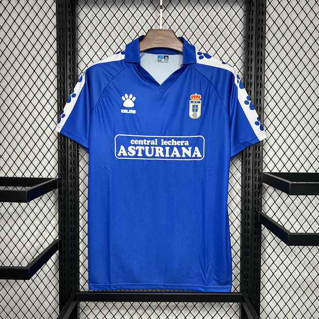 90-91 Real Oviedo Home Retro Jersey