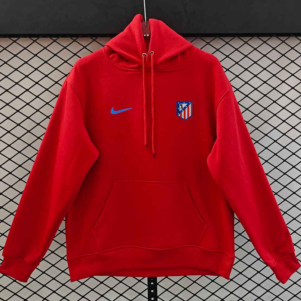 2026/27 Atletico Madrid Red Hoodie S-2XL