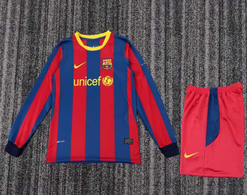 Ensemble de football enfant 10-11 BAR — Domicile · Manches longues